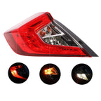 Outer Left Driver Side Tail Light Lamp for Honda Civic Sedan (2016–2021)