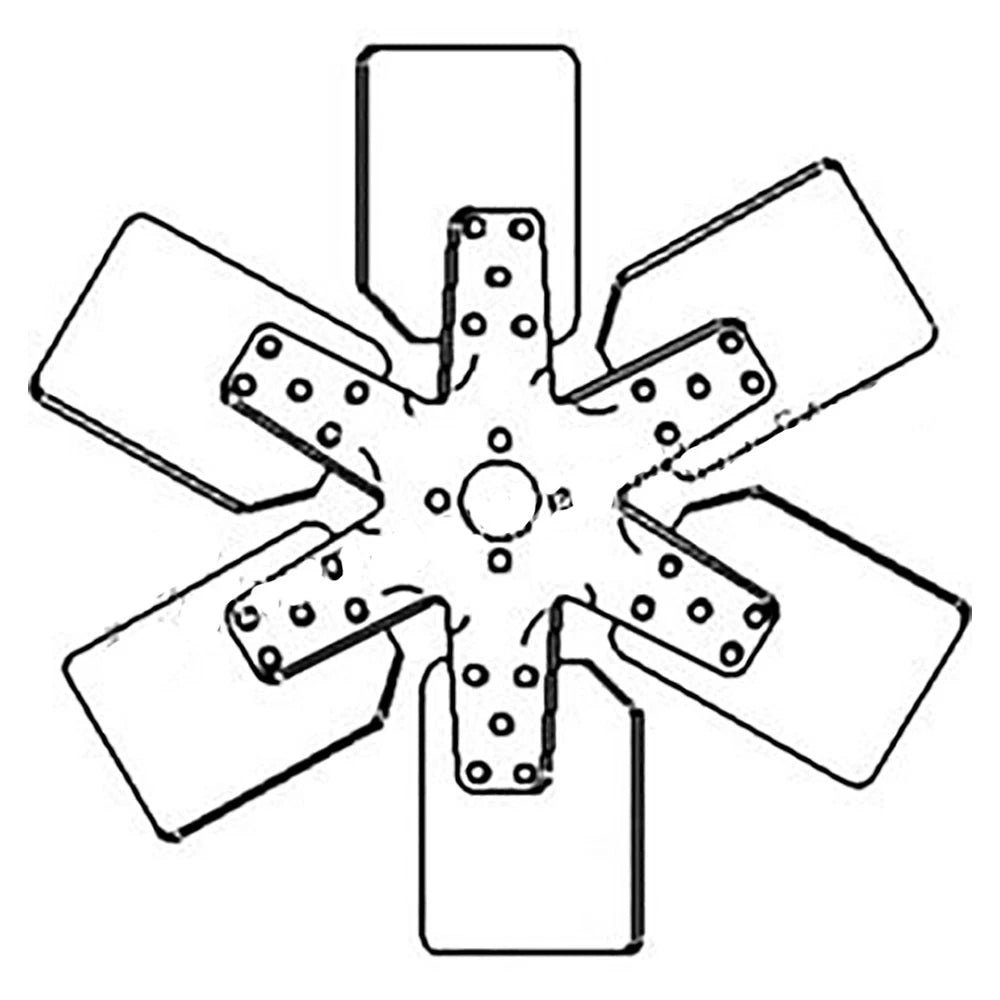 6-Blade Cooling Fan for Case 1845S 1835 1845 1845B