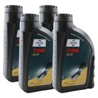 Set of 4 Fuchs TITAN DCTF Double Clutch Transmission Fluid 1L for BMW Porsche