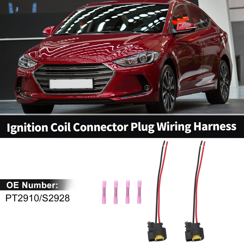2X Ignition Coil Connector Plug for Kia Forte 1.8L 2.0L (2014–2015) No.PT2910/S2928