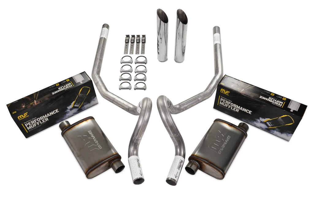 2.5" Dual Exhaust Kit for GM G Body (1978–1988) - Magnaflow Stainless Rear Exit