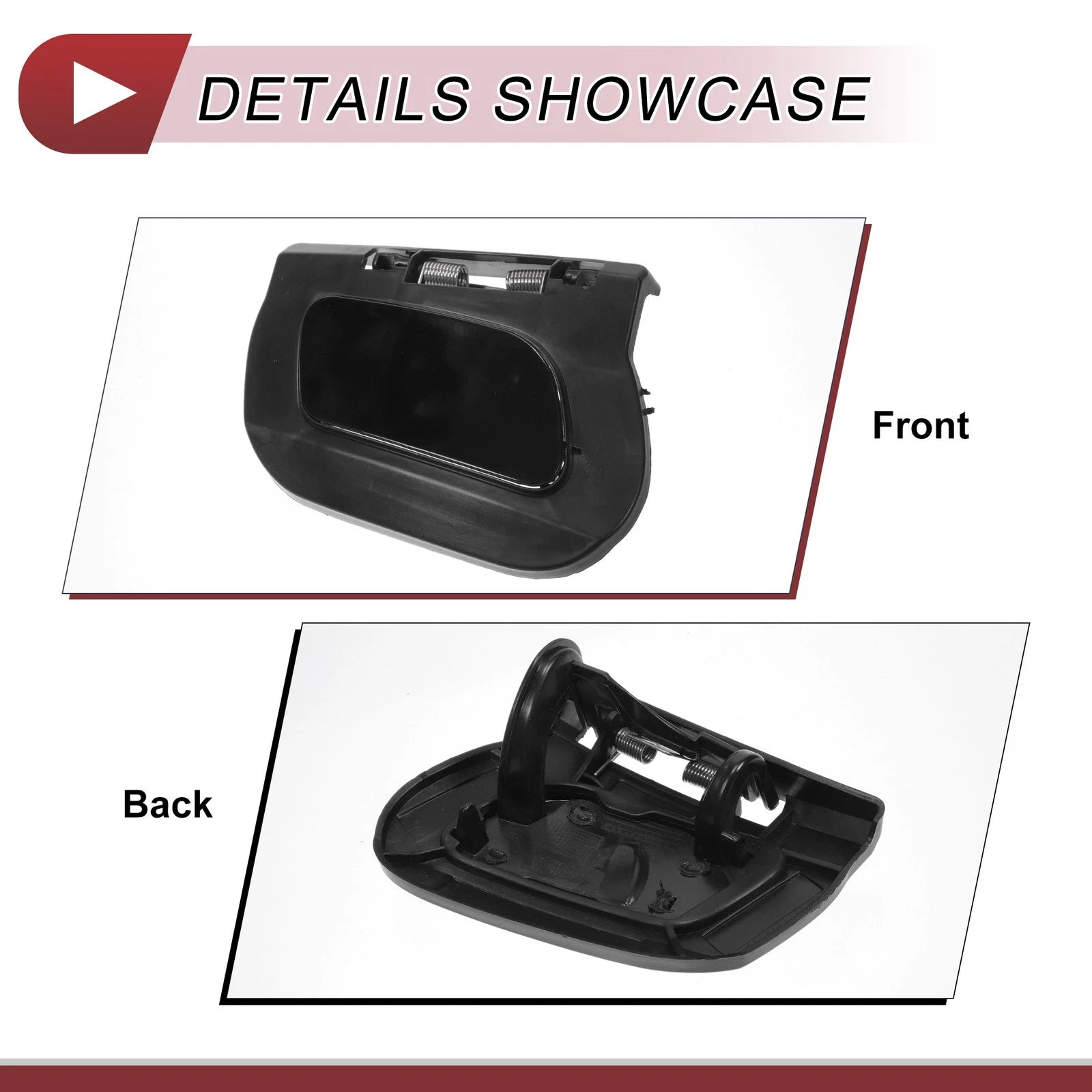 Washer Nozzle Cover Cap for Mercedes-Benz GLA45 AMG (2015–2019) Black