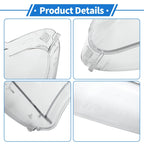 1 x Pair Front Left Right Headlight Lens Cover for BMW 740i