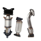 3X Catalytic Converter and Flex Pipe for Honda Accord 2.4L (2008–2012)