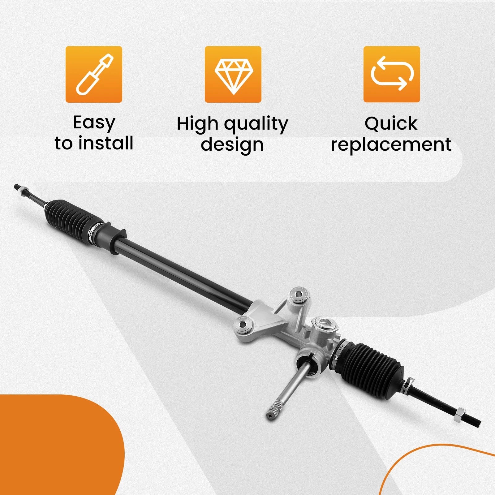 Manual Steering Rack & Pinion Assembly for Honda Civic Del Sol (1993–1997)