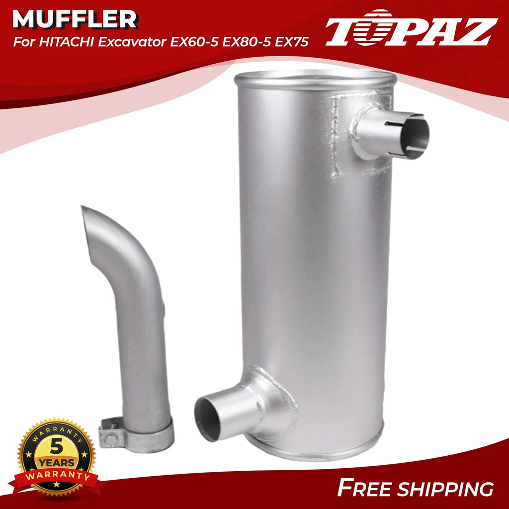Muffler for Hitachi Excavator EX60-5, EX80-5, EX75 