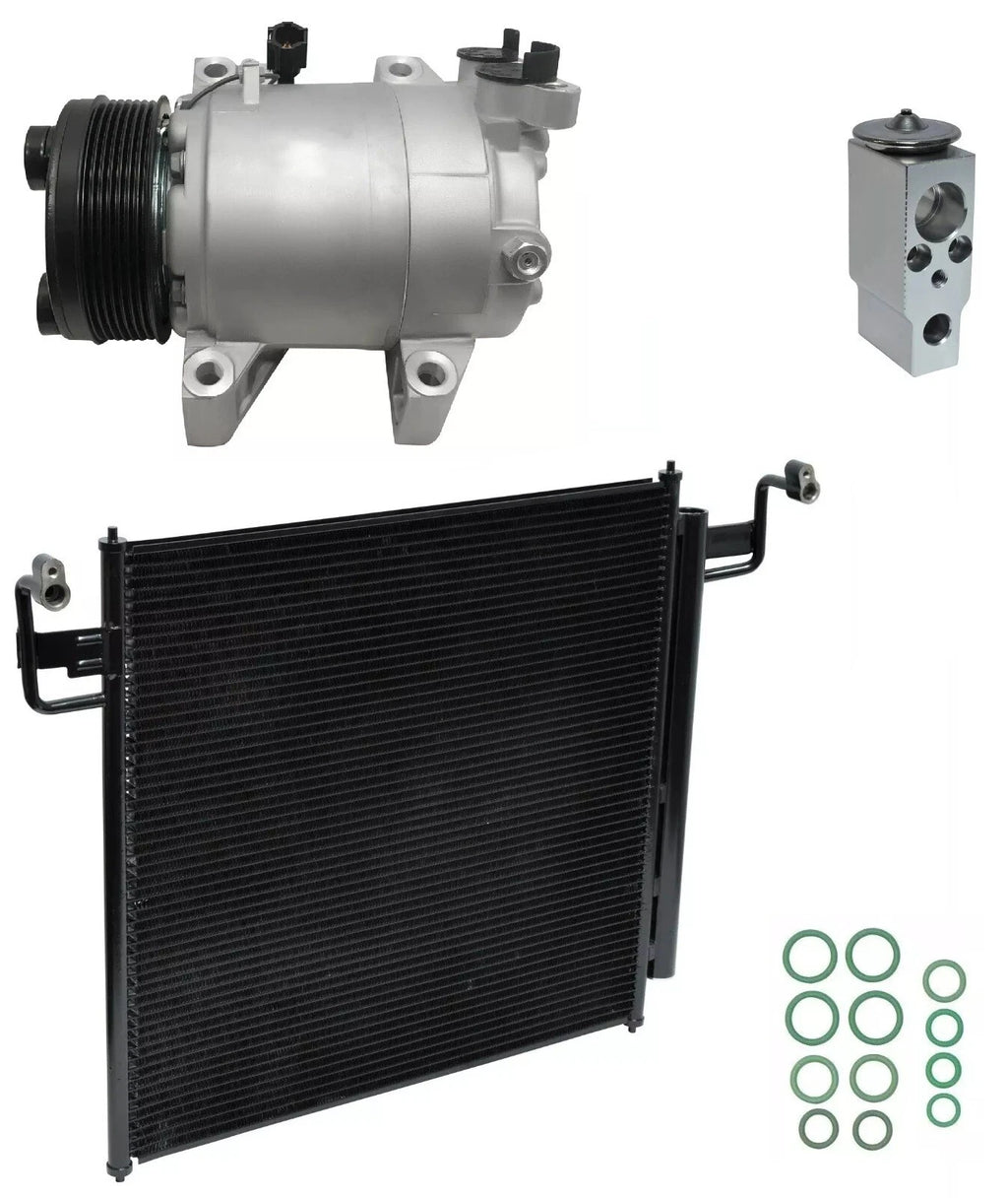AC Compressor Kit With Condenser for Nissan Titan 5.6L (2014–2015)