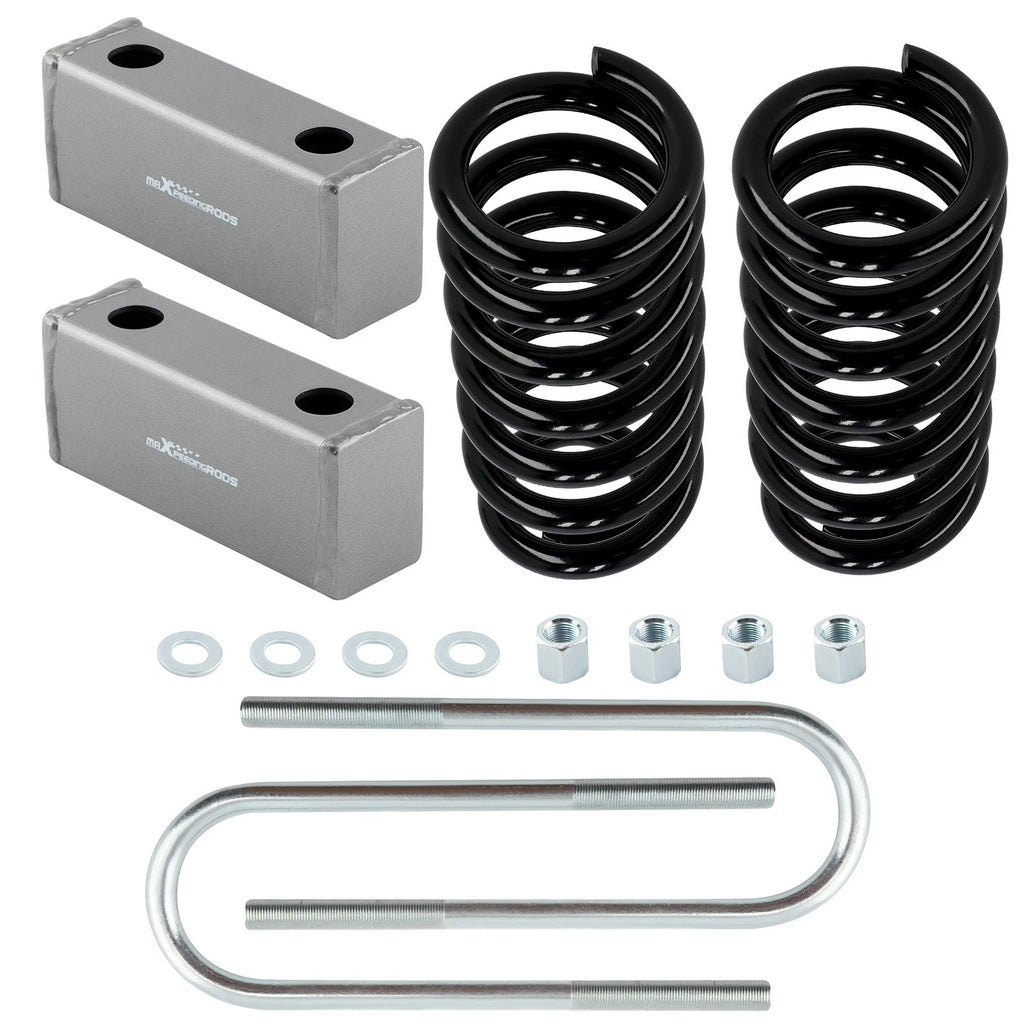 1" Front 3" Rear Lowering Coil Springs for Chevy C10 2WD (1963–1972)