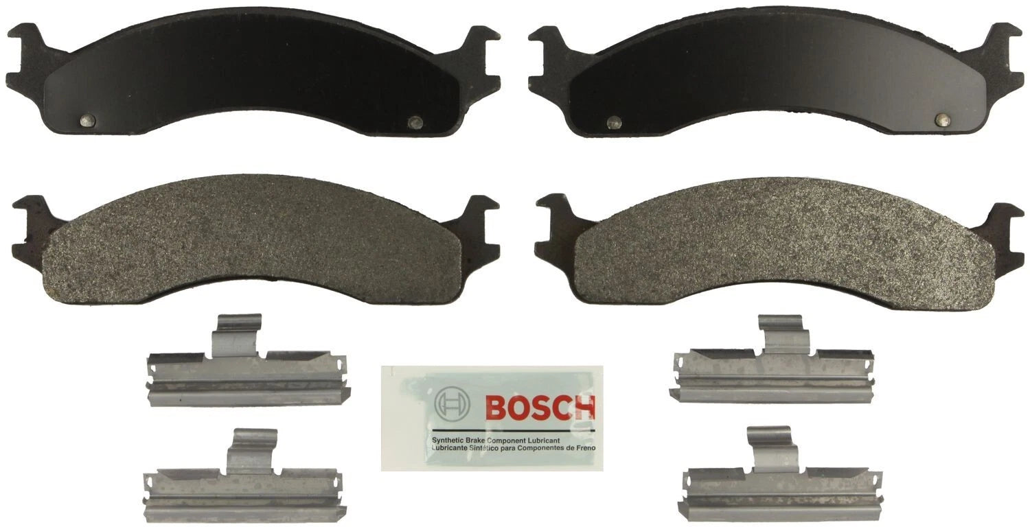 Front Blue Brake Pads for Ford E-250 F-250 F-350 Dodge Ram 2500 (Bosch BE655H)