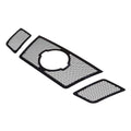Stainless Black Mesh Grille Insert for Nissan Frontier (2009–2021)