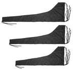 Sail Cover for Boat (9-13ft) - Waterproof Black Mainsail Boom Cover