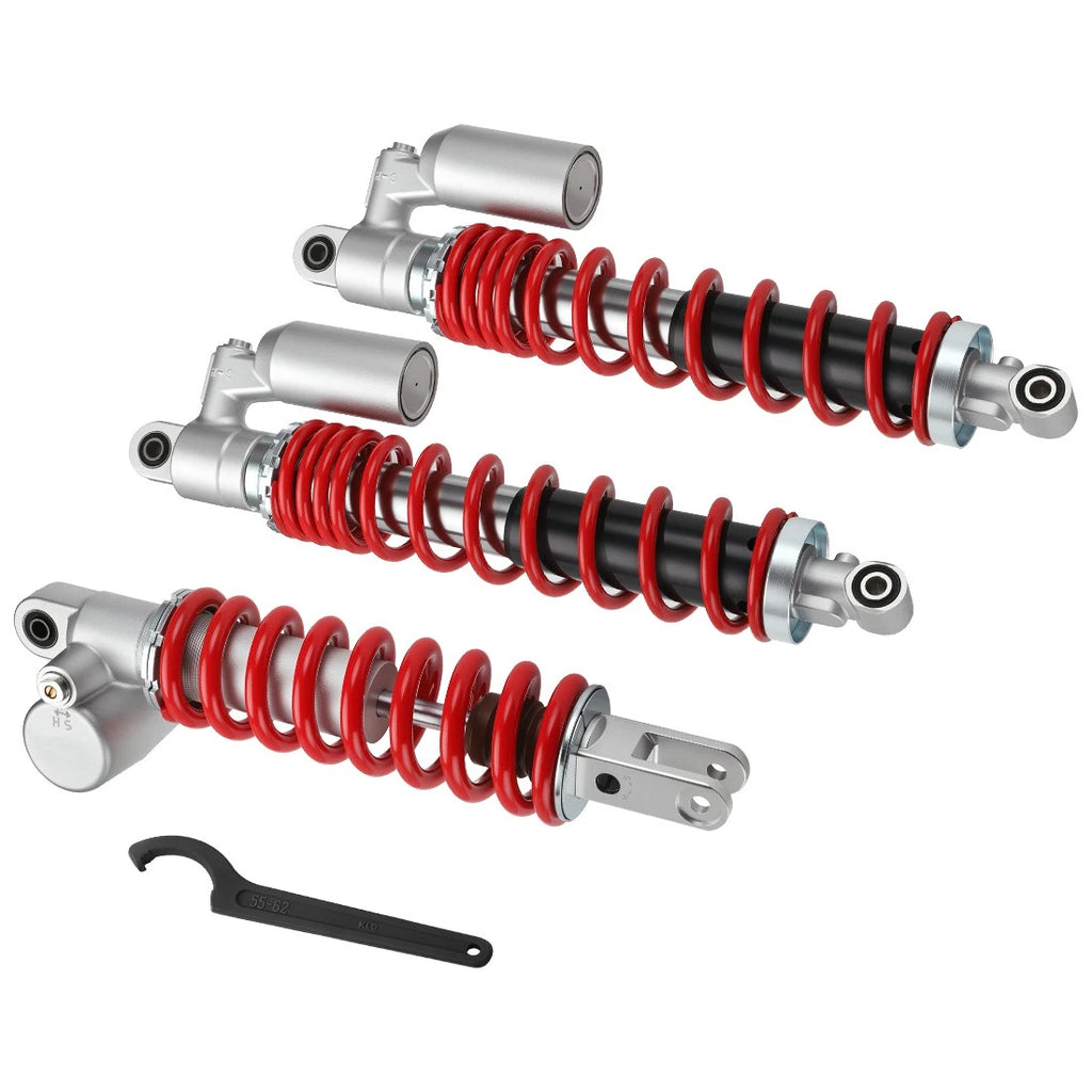 Front & Rear Air Shocks + Adjustable Tool for Suzuki Quadsport Z400 (2003–2014)