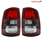 Set of 2 Tail Lights for Dodge Ram 2500 3500 (2019–2023) Halogen Black Trim