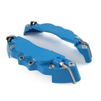 Pair Disc Brake Caliper Cover Kit for Universal Fit (Small Size, Metal, Blue)