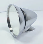 Chrome GT Racing Rear View Mirrors Bullet Style for Pair (4.5 in)