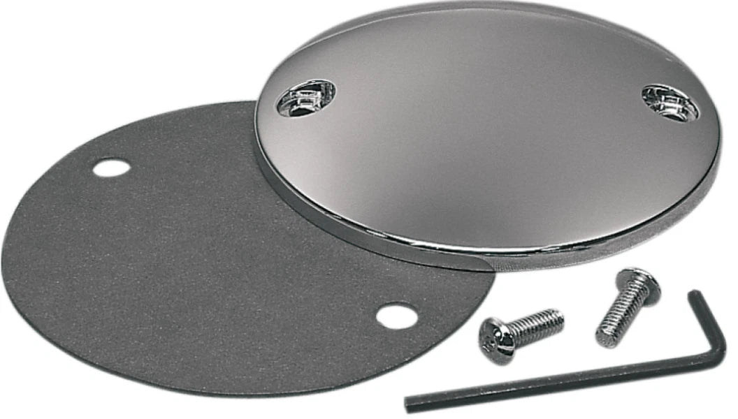 Chrome Spherical Radius Points Ignition Cover for Harley EVO & XL (1984–2023)