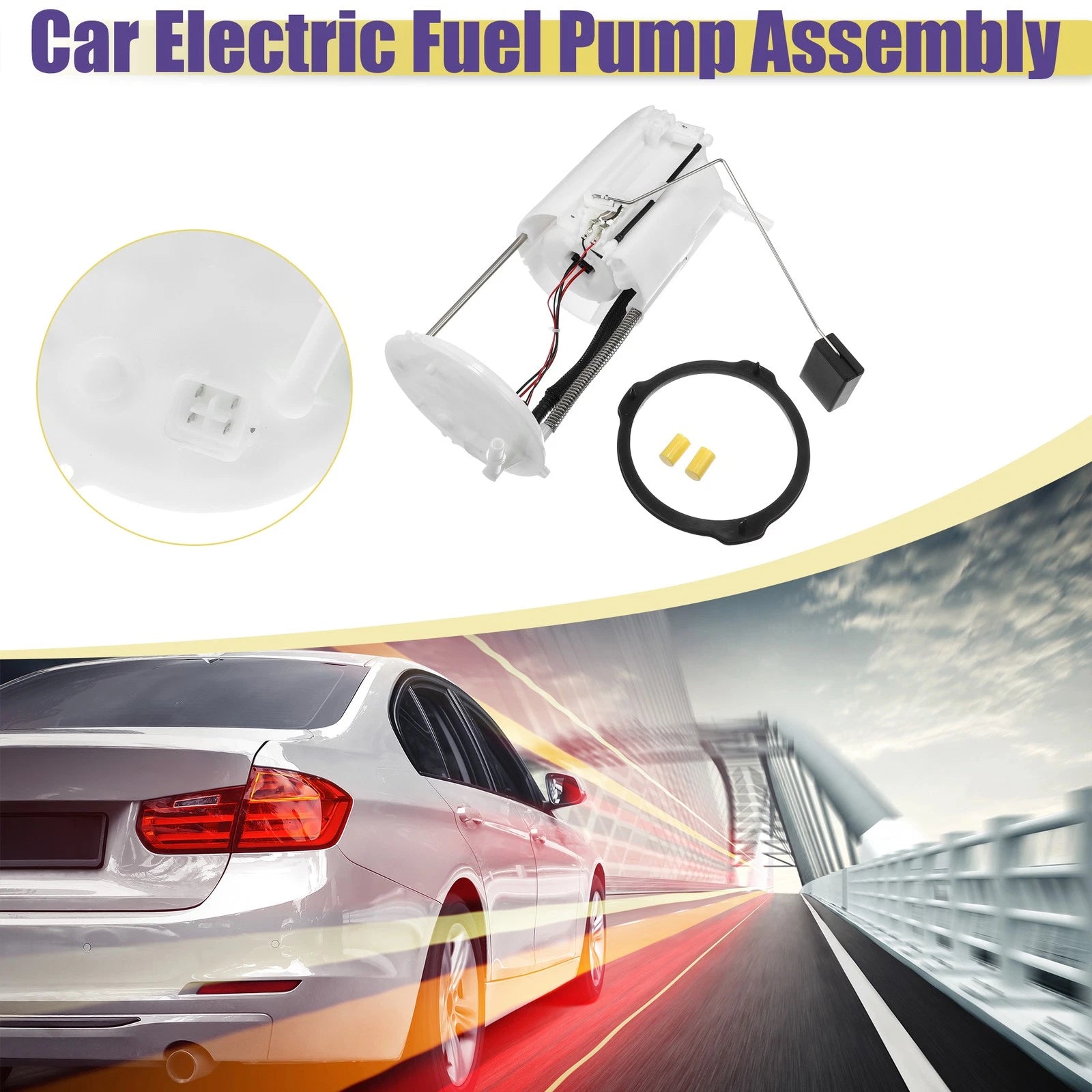 Set of 1 Electric Fuel Pump Assembly for Mazda CX-7 (2007–2012) L333L-13-35ZA E8750M