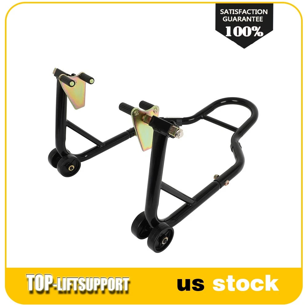 Front Stand for Motorcycle Bike - Paddock Swingarm Lift, Black