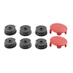 6X Strimmer Spool Line w/ Cover for Art 24 27 30 30-36 LI (F016800351)
