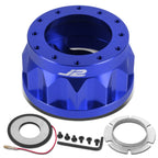 J2 2" 6-Bolt Anodized Aluminum Steering Wheel Hub Adapter for Toyota Scion