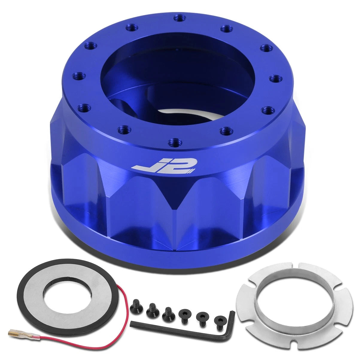 J2 2" 6-Bolt Anodized Aluminum Steering Wheel Hub Adapter for Toyota Scion