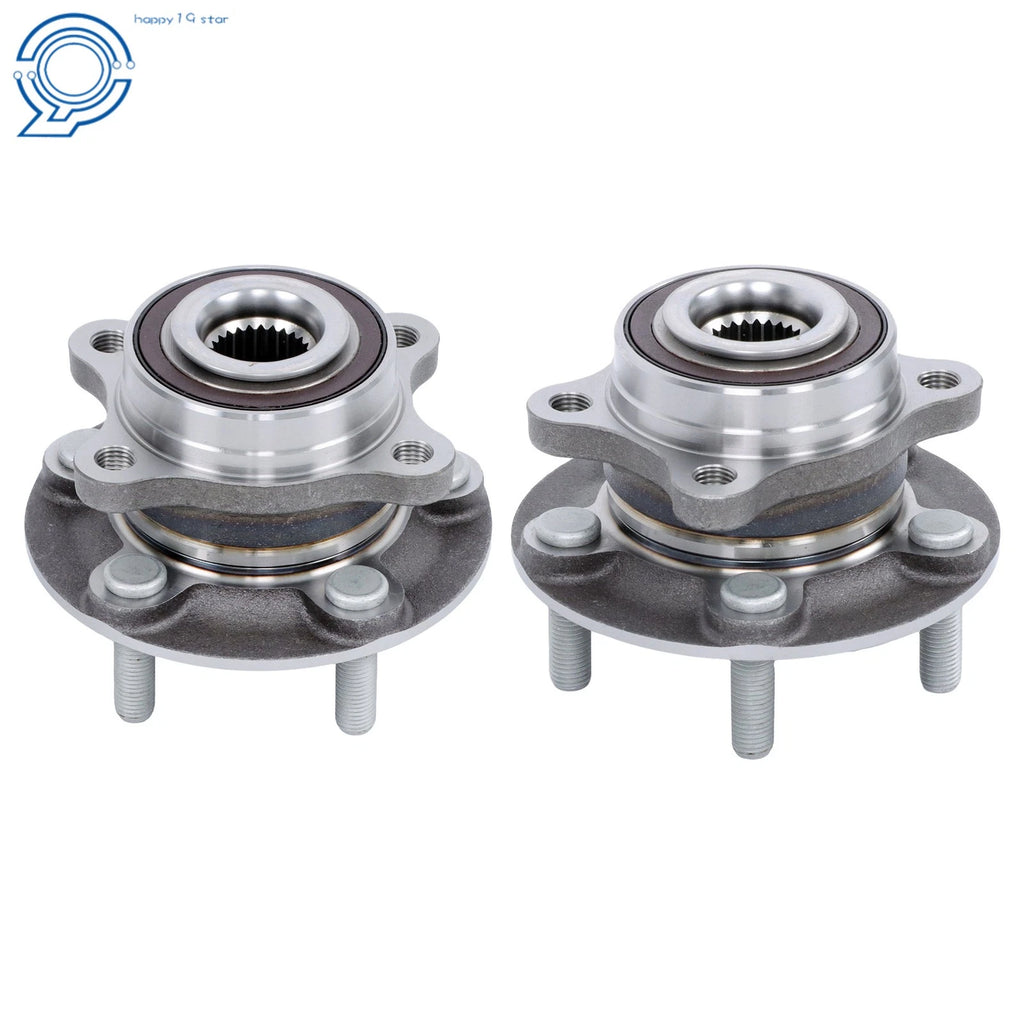 2 Front Rear Wheel Hub Bearings for Ford Fusion (2013–2020) Lincoln MKZ (2013–2016)