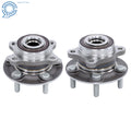 2 Front Rear Wheel Hub Bearings for Ford Fusion (2013–2020) Lincoln MKZ (2013–2016)