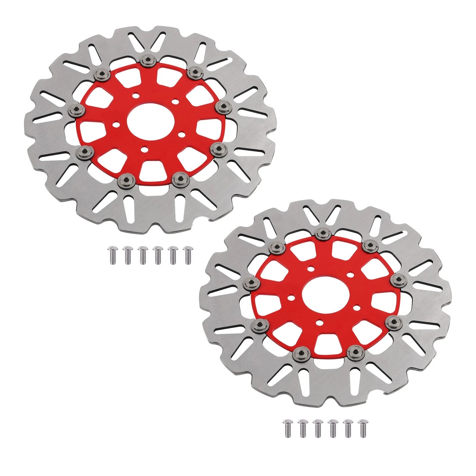 2X 11.8in Floating Front Brake Rotor for Harley-Davidson Trike (2009-2019)