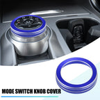 Car PRND Switch Knob Cover for Ford Explorer (2020–2022) Aluminum Alloy Blue