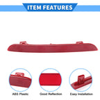Rear Left Bumper Reflector No. 33555T20A01 for Honda Civic (2022–2023) Red