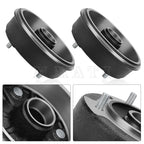 Set of 2 Front Brake Drum Hubs w/Bolts for Kawasaki Mule 550 (1997–2004)