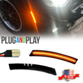 2X Smoked LED Side Marker Lights for Mini Cooper R50 R52 R53 (2002–2006)