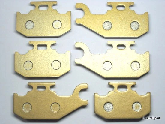 Set of 4 MC Front Rear Brake Pads for Can Am Renegade 500 800 DS 650X (2007–2011)