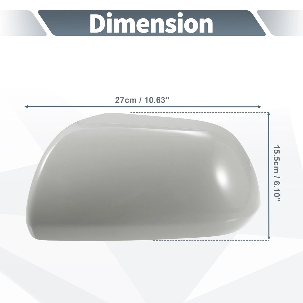 Left Side Mirror Cover Cap for Toyota Highlander (2009–2014) Gray