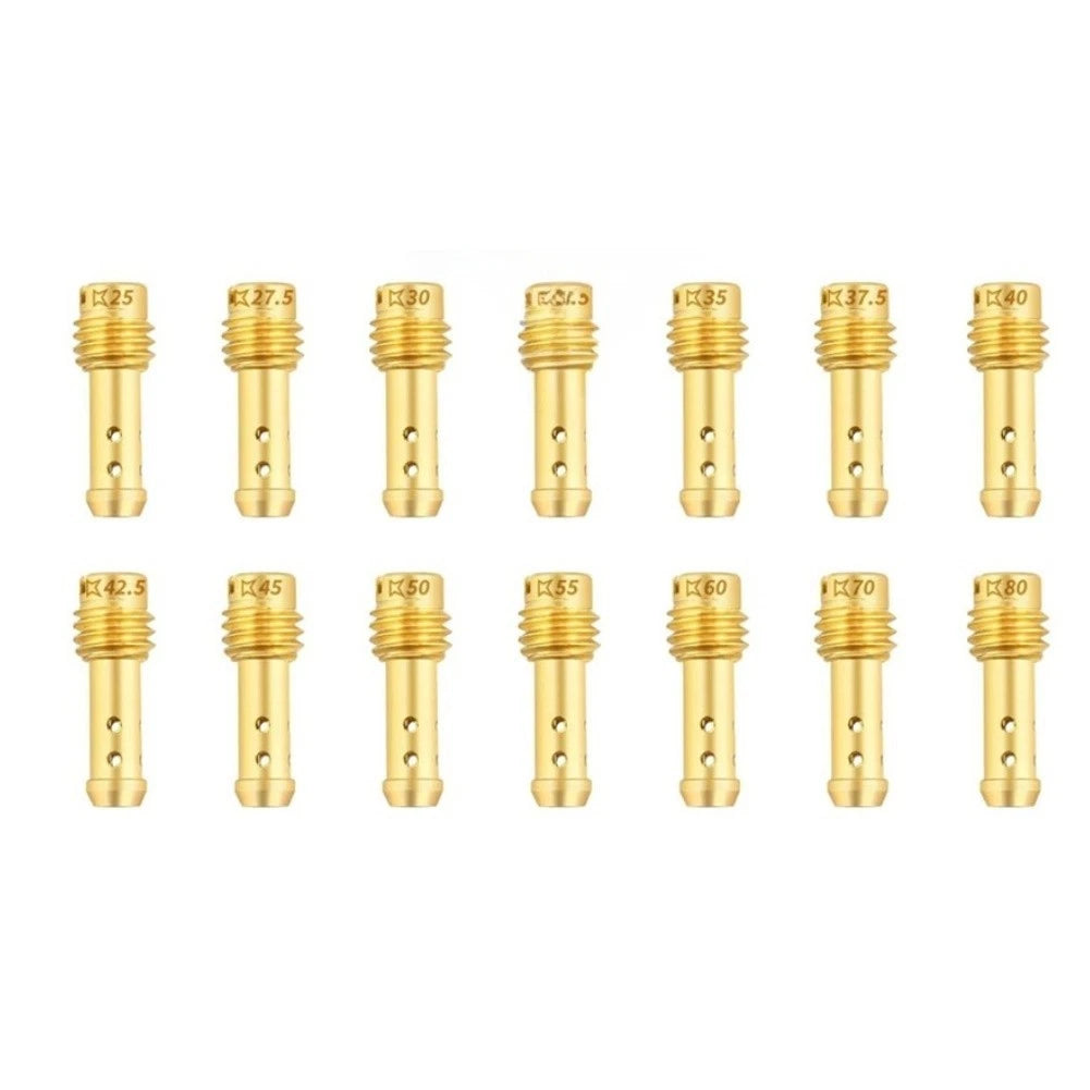 Set of 16 Main + 14 Idle Fuel Injectors for Mikuni VM18-VM44