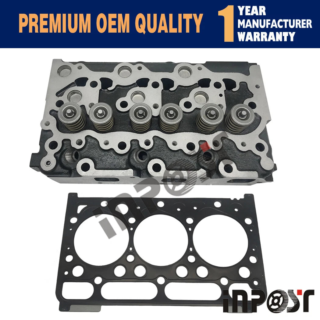 D1703 Complete Cylinder Head with Head Gasket for Bobcat 238 325 328 (N/A)
