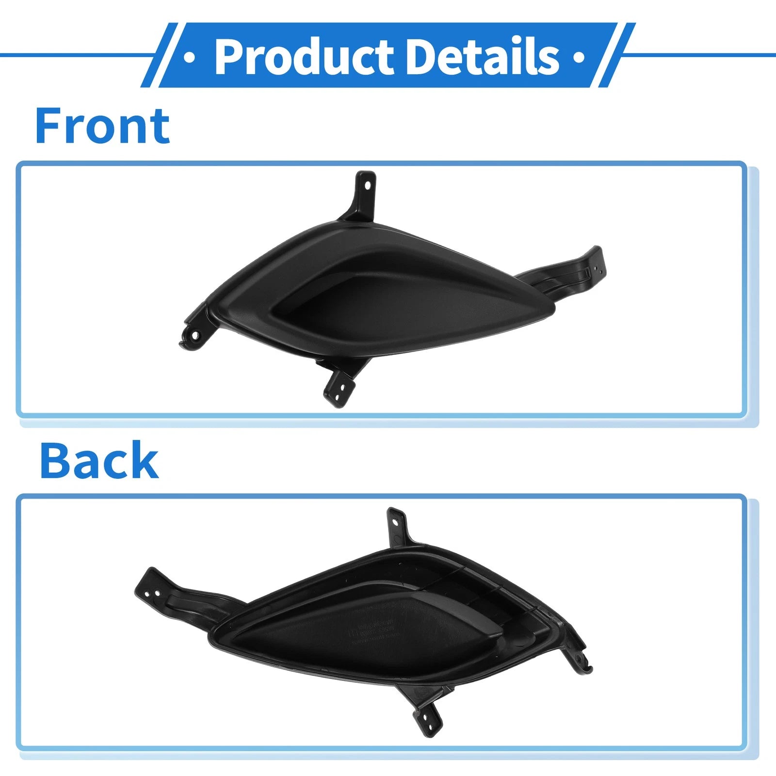 Fog Light Grill Set of 2 No.865643Y000 for Hyundai Elantra (2011–2013)