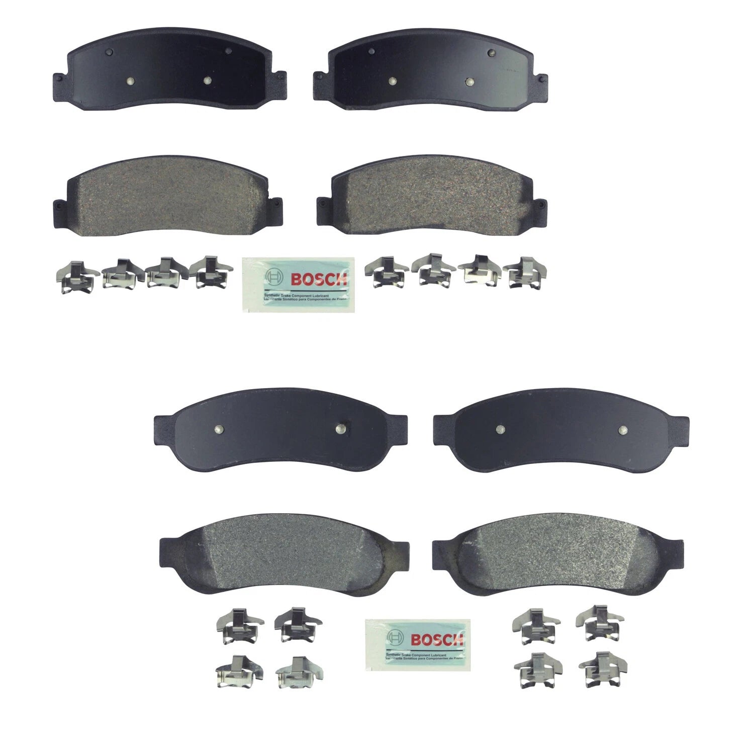 Bosch Blue Semi-Met Disc Brake Pad Kit for F-250 F-350 Super Duty (2005–2023)