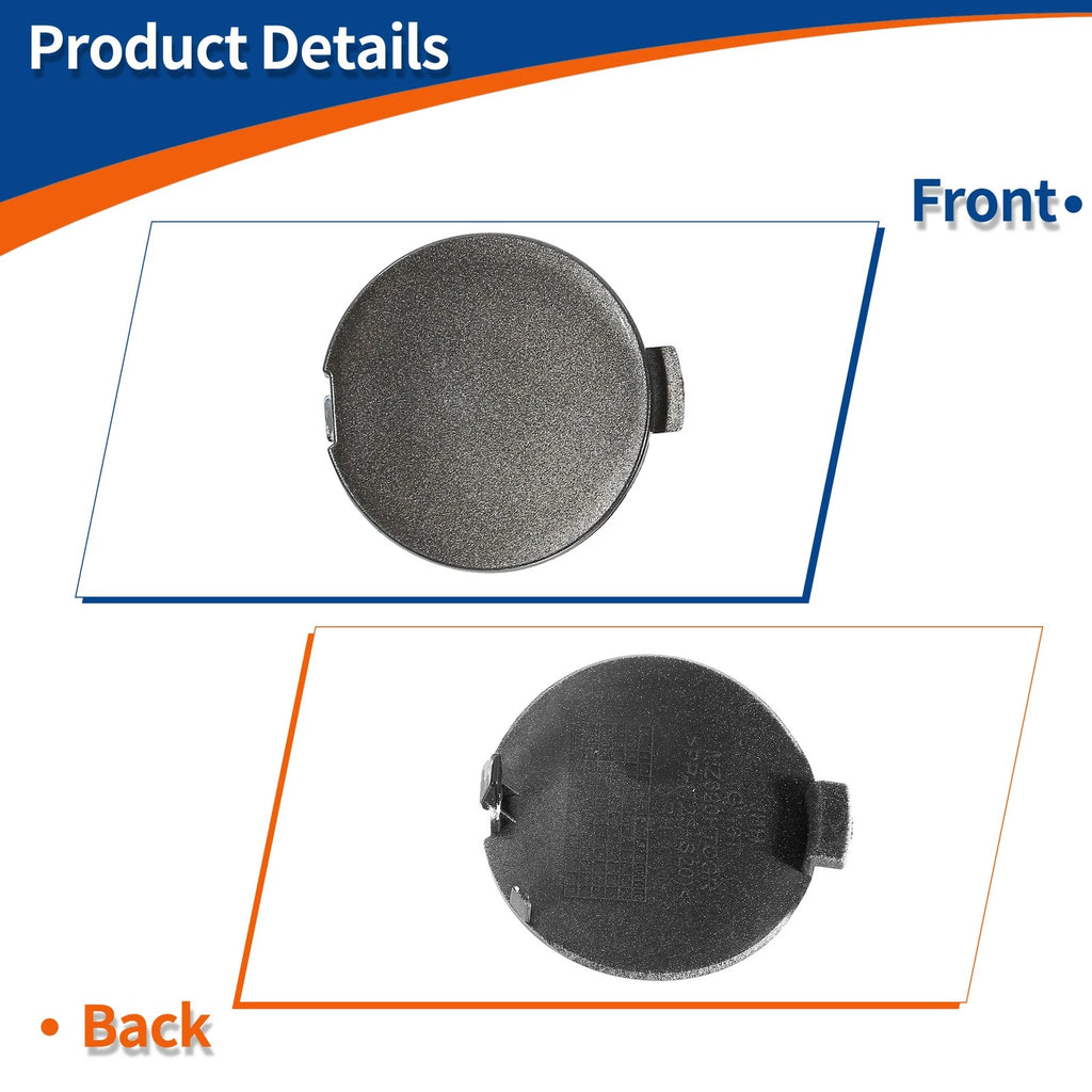 Rear Right Tow Hook Cover for Mazda 6 Atenza (2018–2021) Brown