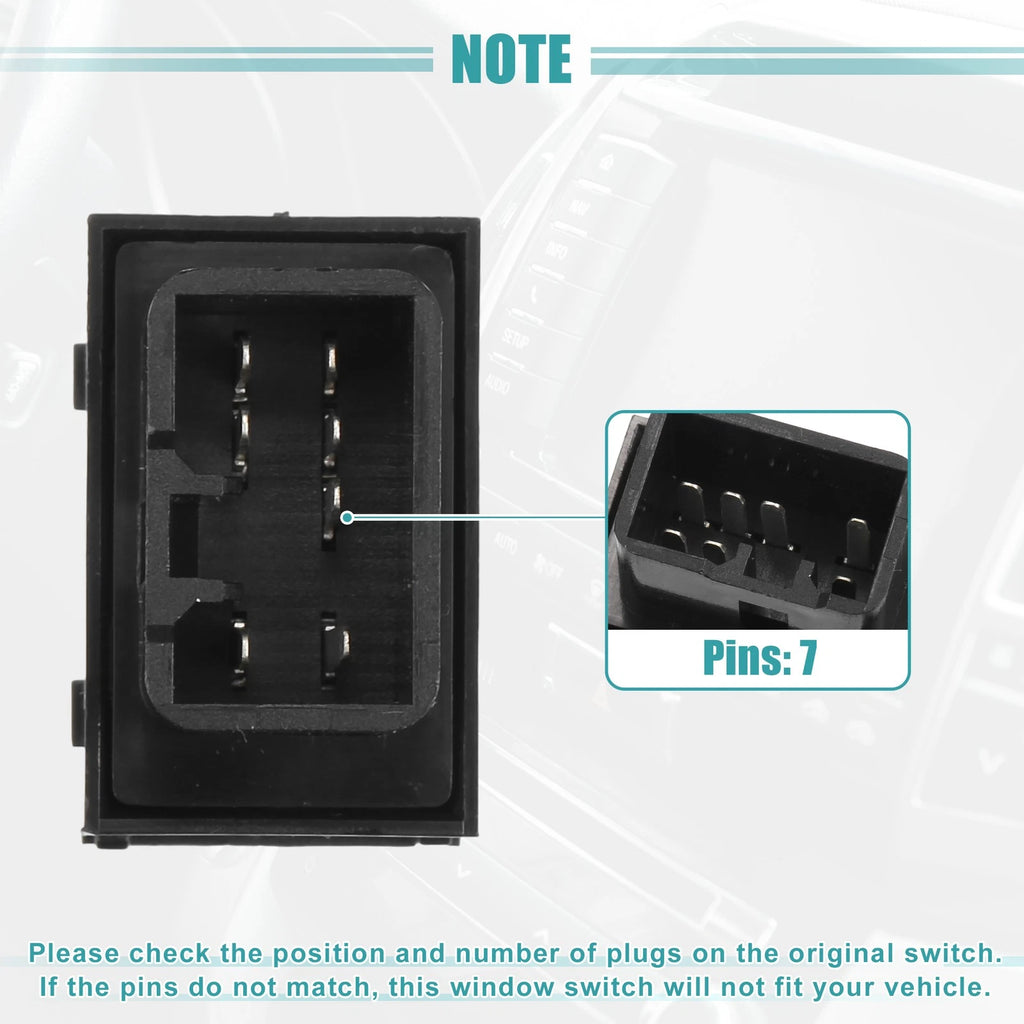 Set of 1 Power Window Switch for Kia (No. 935803W000WK)