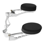 Chrome Adjustable Passenger Armrests for Harley Road Electra Glide (2014–2025)