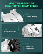 A/C Compressor for Chevrolet Optra (2004–2007) & Suzuki Forenza Reno (2005–2008)