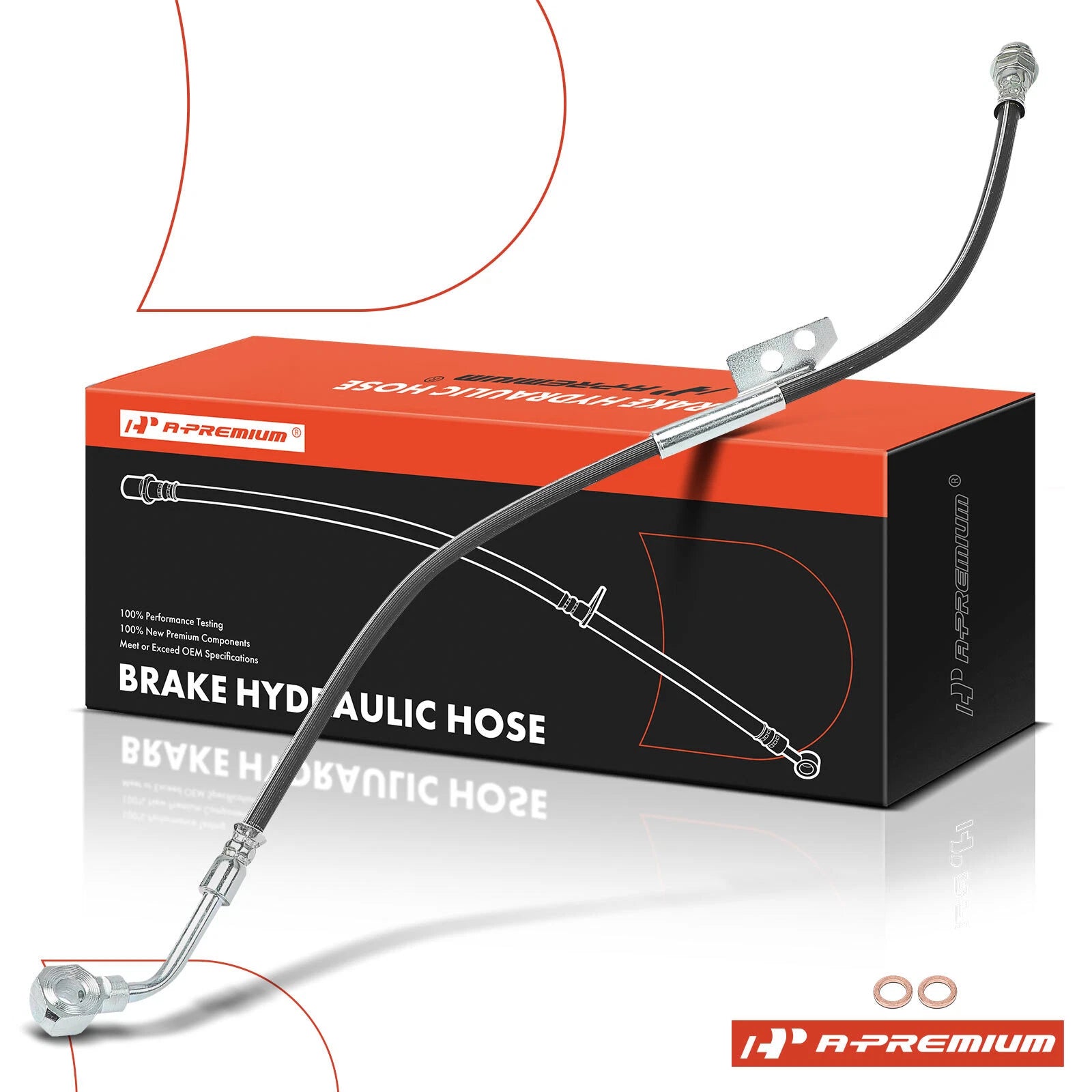 Front LH Brake Hydraulic Hose for Chevy Express GMC Savana 1500 (1996–2002)