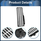 1 Pc Footrest Pedal Cover for Volkswagen Jetta  Silver Tone