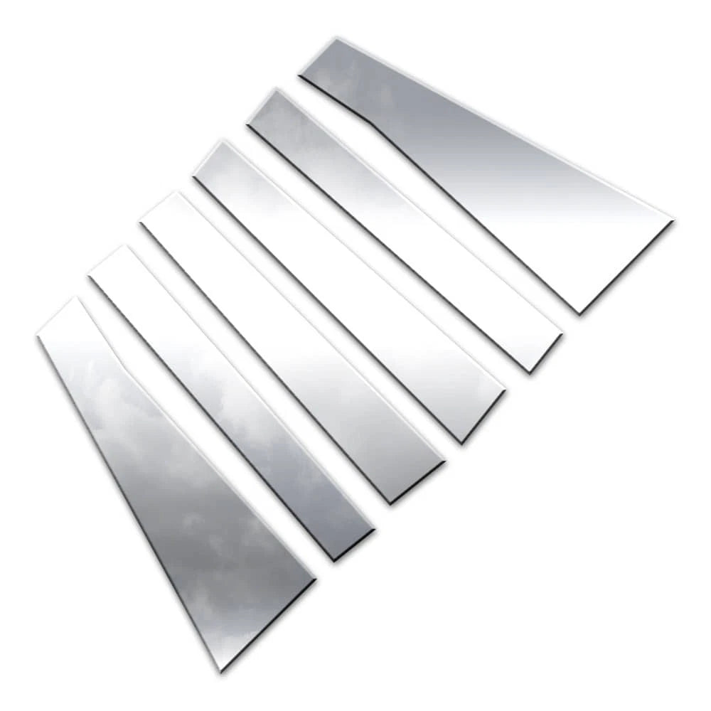 6Pc Chrome Pillar Post Covers Replacement for Toyota Sienna (2011–2022)
