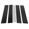 6 Pcs Door Pillar Window Trim for Honda Odyssey (2005–2010) Black