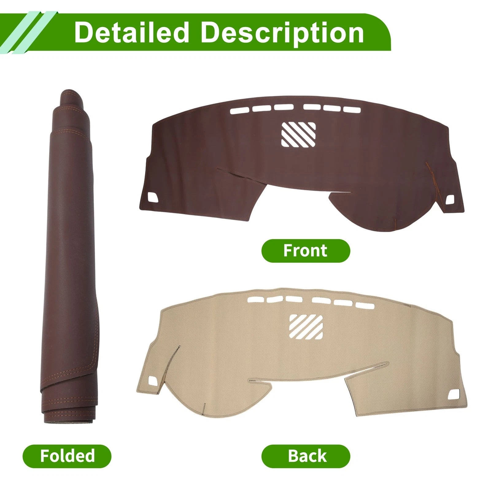 Dashboard Cover for Lexus RX 350 (2010–2015) Dash Mat Carpet Brown