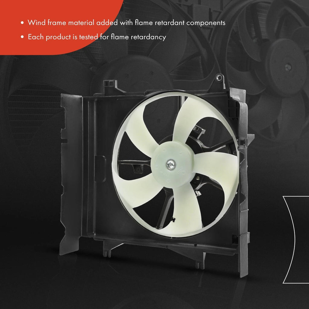 Cooling Fan Assembly with Shroud for Mitsubishi Mirage (2014–2015)