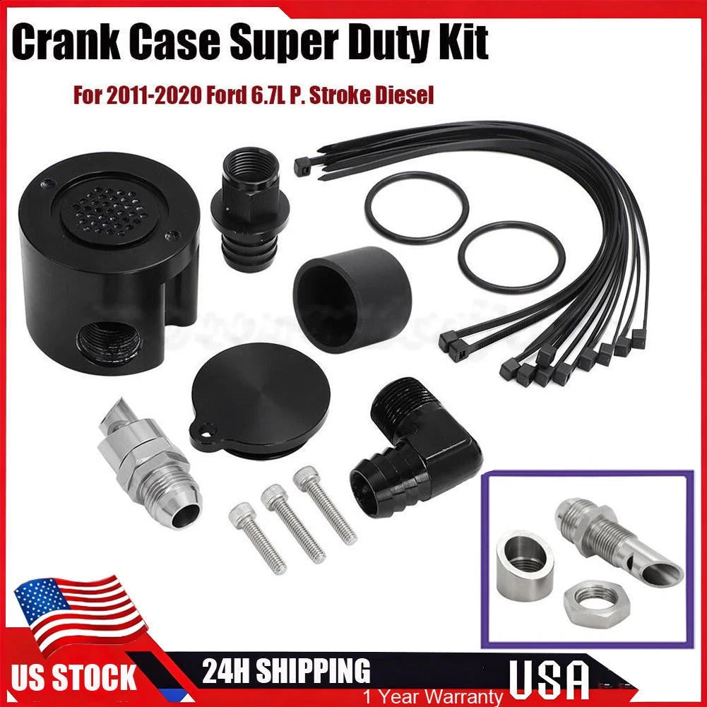 Crank Case Breather System Kit for Ford Super Duty 6.7L Diesel (2011–2023)