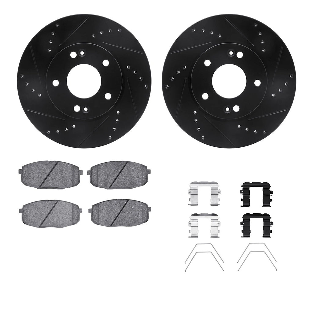 2X Brake Disc and Pad Kit for Kia Seltos